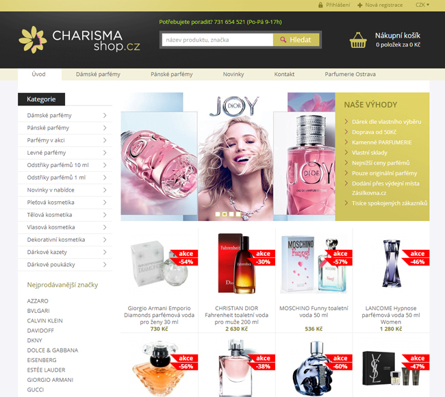 Charisma shop