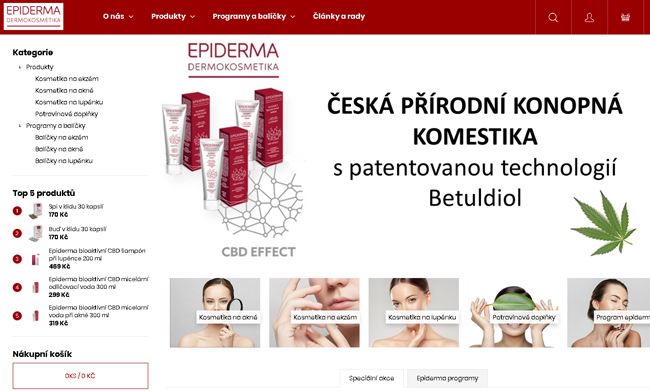 Epiderma eshop