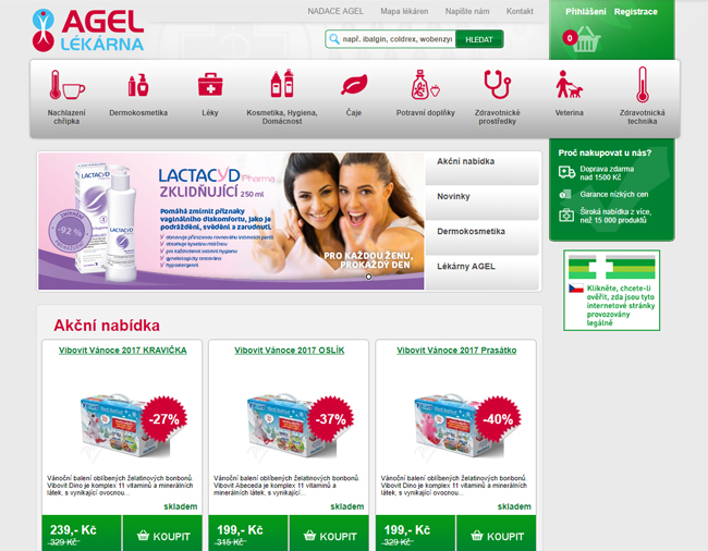 E-shop Agel