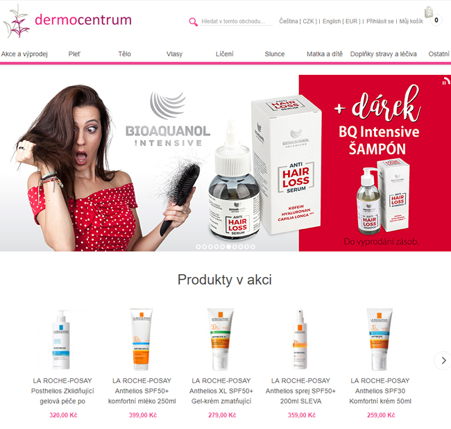 Dermocentrum eshop