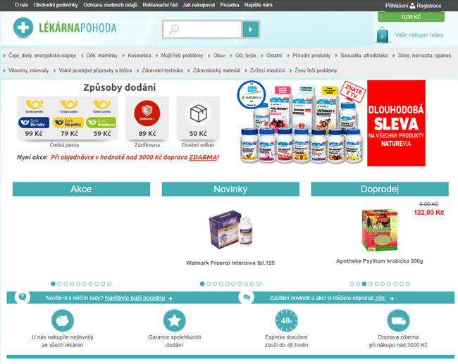 Lékárna pohoda eshop