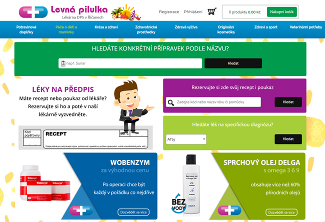 Levná Pilulka eshop