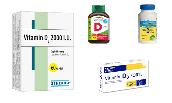 Vitamín D v tabletách