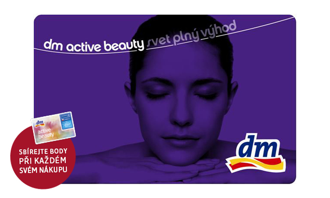 DM věrnostní karta Active Beauty