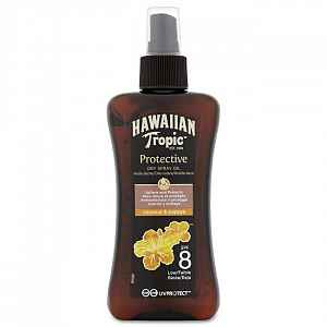 Hawaiian Tropic Protective olej na opalování ve spreji SPF 8 200 ml