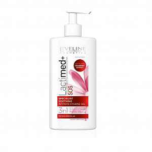 EVELINE LactiMED+ SOS zklidňující intimní gel 3v1 250ml