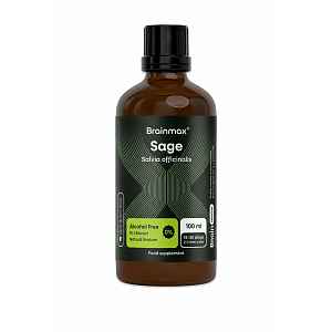 BrainMax BrainMax® Sage Alcohol Free Tincture, 10:1 Extract, 100 ml
