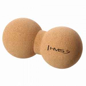 HMS Korkový dvojitý masážní míč Lacrosse ball BLW02
