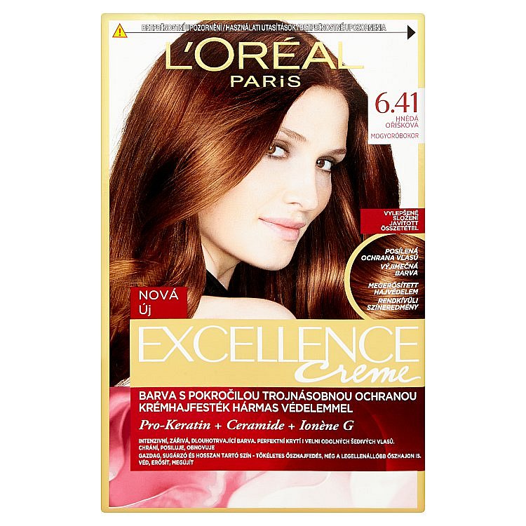 L'Oréal Paris Excellence Creme hnědá oříšková 6.41