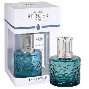 Maison Berger Paris Dárková sada katalytická lampa Mirage Blue + náplň Blue Seduction 250 ml
