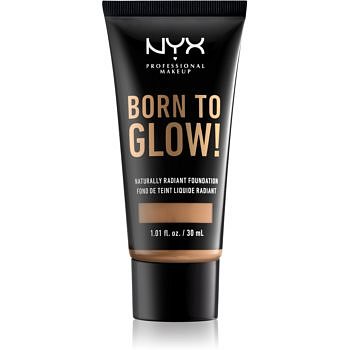 NYX Professional Makeup Born To Glow tekutý rozjasňující make-up odstín 12.5 Camel 30 ml