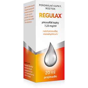 Regulax Pikosulfát kapky 7.23mg/ml 20ml
