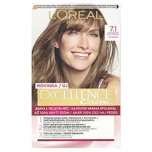 L'Oréal Paris Excellence Creme blond popelavá 7.1