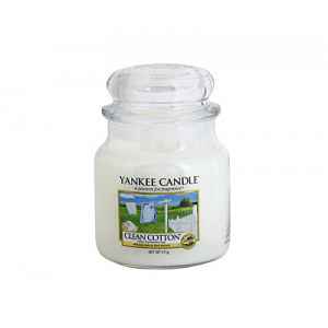 YANKEE CANDLE Clean Cotton Classic střední 411 g