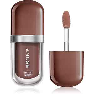 AMUSE Jel-Fit Gloss hydratační lesk na rty se zvětšujícím efektem odstín Pudding 3.8 g