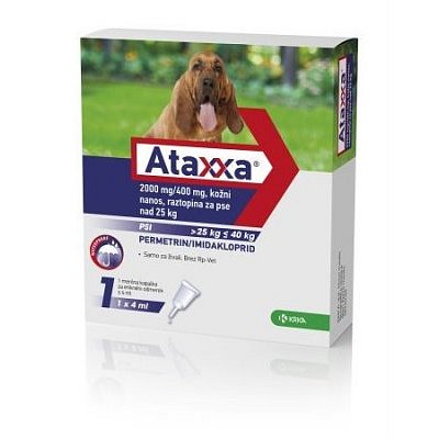 Ataxxa pro psy nad 25 kg spot-on 1x4 ml