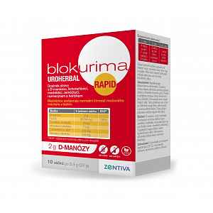 Blokurima Uroherbal Rapid 2 g D-manózy 10 sáčků