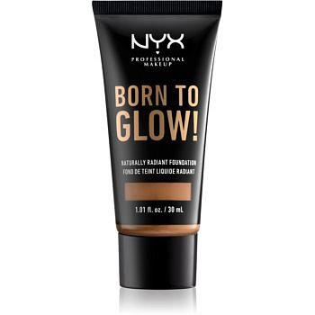 NYX Professional Makeup Born To Glow tekutý rozjasňující make-up odstín 15.9 Warm Honey 30 ml