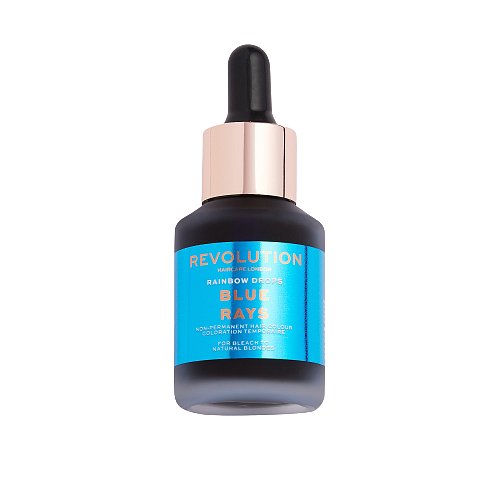 Revolution Haircare Rainbow Drops Barva na vlasy Blue Rays 30ml