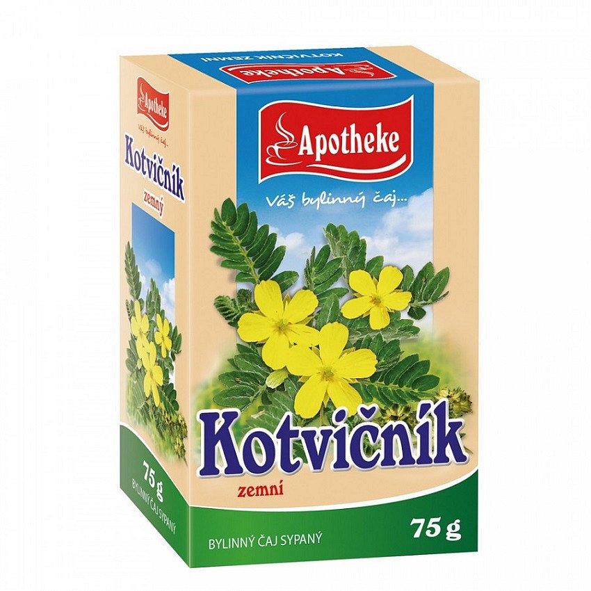 Apotheke Kotvičník zemní nať sypaný čaj 75g - II. jakost