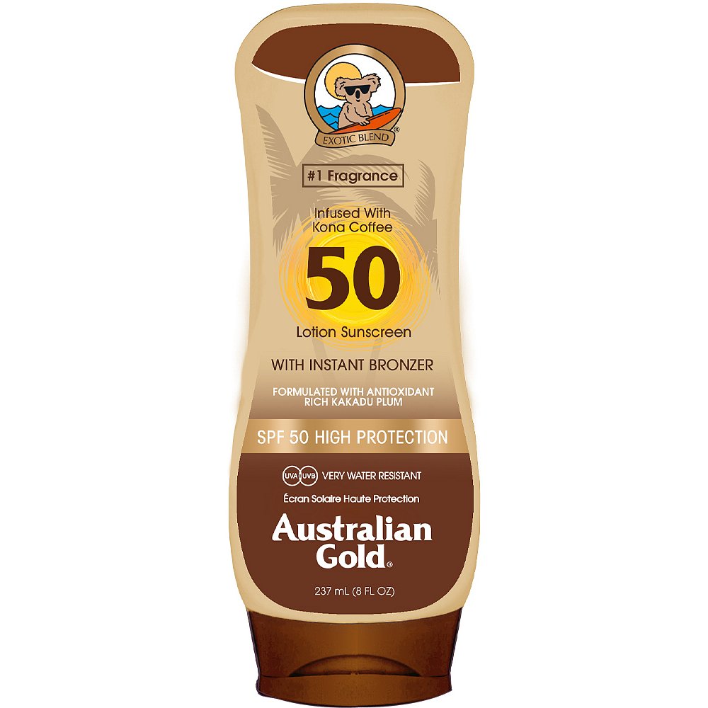 Australian Gold Lotion + Bronzer SPF50 237ml