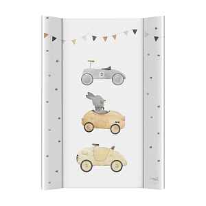 CEBA BABY Podložka přebalovací 2-hranná měkká (50x70) Basic Bunny Driver
