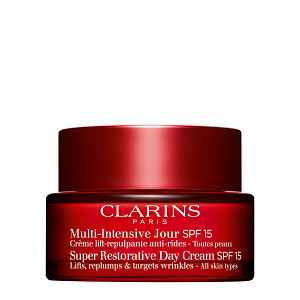 Clarins Super Restorative Day Cream SPF 15 denní krém proti stárnutí pro zralou pleť s SPF 15 -  50 ml