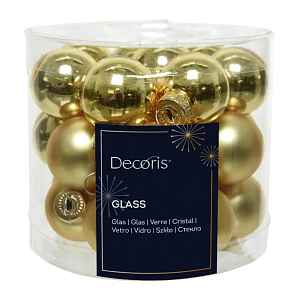 Decoris Ozdoby zlaté mix 2,5 cm 24 ks 24 ks