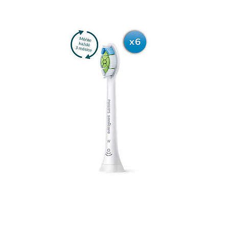 Philips Sonicare W Optimal White Hlavice sonického kartáčku 6 ks HX6066/10