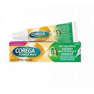 Corega Power Max Upevnění + Svěžest fixační krém 40 g
