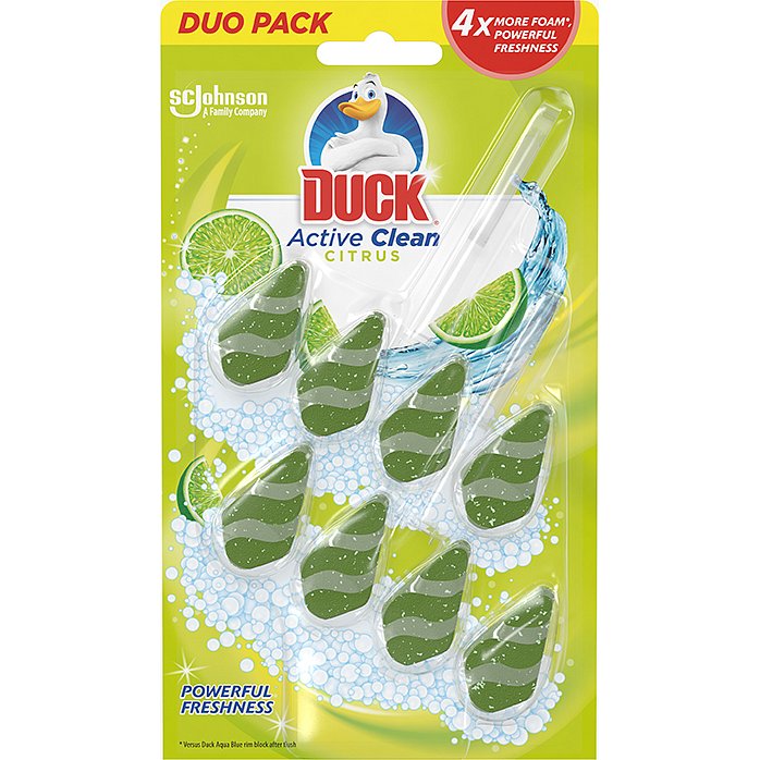 Duck Active Clean Citrus duopack  2x38,6 g