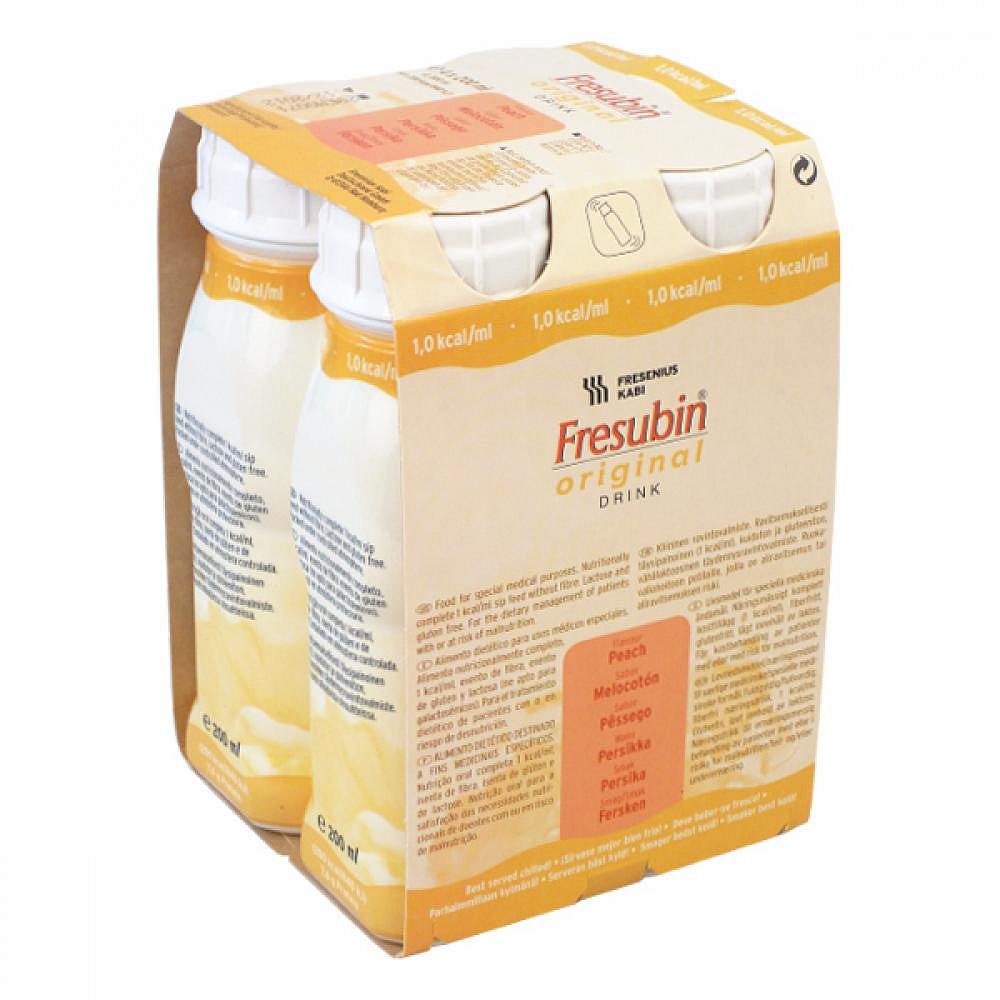 Fresubin Original s broskvovou příchutí por. sol. 4X200ml