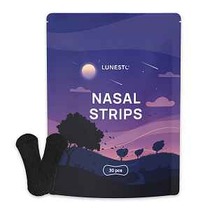 Lunesto Nasal Strips - pásky na nos 30 ks Barva: Černá
