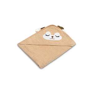 SENSILLO Dětská osuška 100x100cm, froté bavlna, Srnka - béžová, hnědá