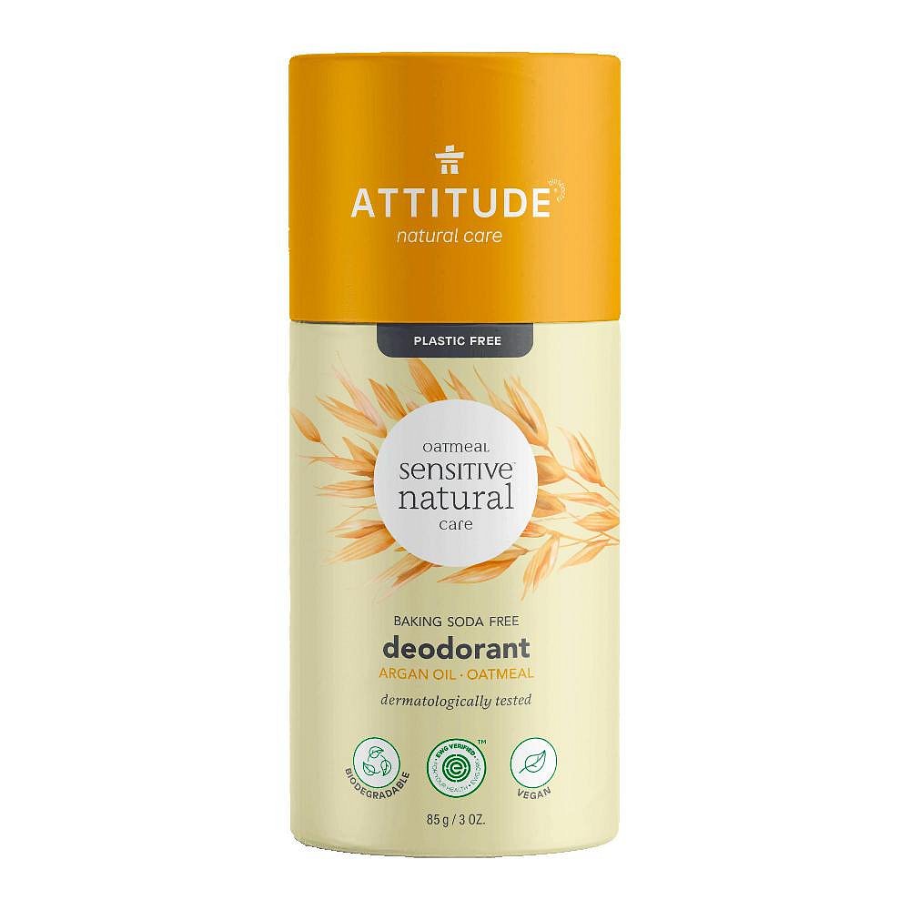 ATTITUDE Přírodní tuhý deodorant Super leaves  Bez sody s arganovým olejem 85 g