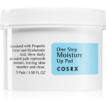 Cosrx One Step Moisture peelingové pleťové tamponky s hydratačním účinkem 70 ks