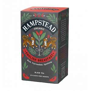 Hampstead Tea BIO Černý čaj English Breakfast 20x2,25 g