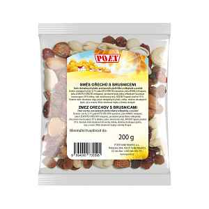 POEX Směs ořechů s brusnicemi 200 g