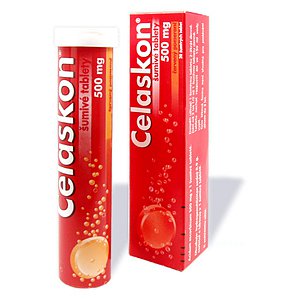 Celaskon 500 mg Červený pomer.perorální tablety šumivé 20 x 500 mg