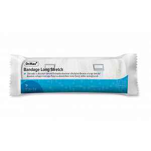 Dr. Max Bandage Long Stretch 12 cm x 5 m obinadlo 1 ks