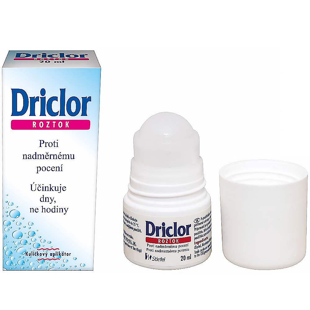 Driclor proti nadměrnému pocení
roll-on 20 ml