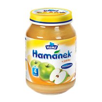 Hamánek kojenecká výživa s jablky neslazeno 180g