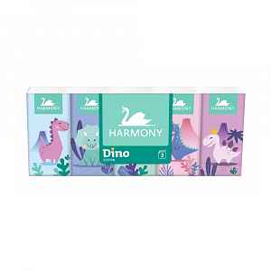 Harmony Dino papírové kapesníky 10x10 ks