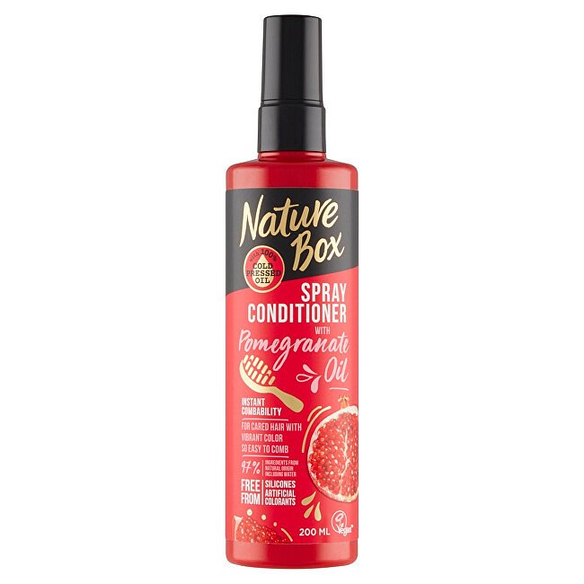 Nature Box Přírodní balzám ve spreji Pomegranate Oil  200 ml