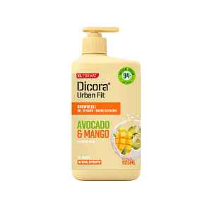 Dicora Urban Fit vitamin E Mango & Avocado sprchový gel mango & avokádový olej  825 ml