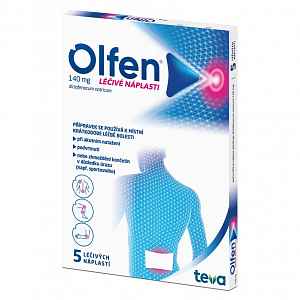 Olfen léčivé náplasti 140mg 5 ks