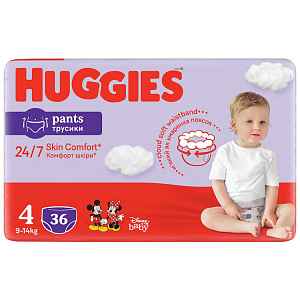 HUGGIES Pants Jumbo 4 9-14kg 36ks