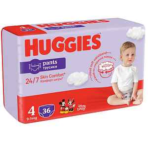 HUGGIES Pants Jumbo 4 9-14kg 36ks