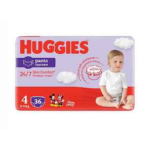 HUGGIES Pants Jumbo 4 9-14kg 36ks