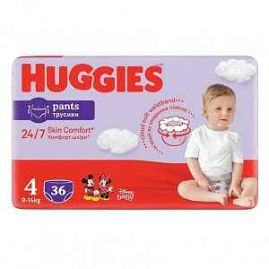 HUGGIES Pants Jumbo 4 9-14kg 36ks